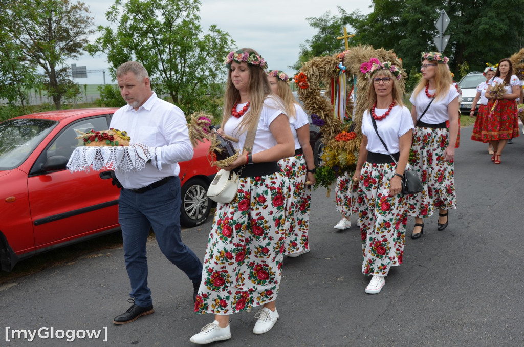 Gmina Jerzmanowa bawi  się na dożynkach w Potoczku