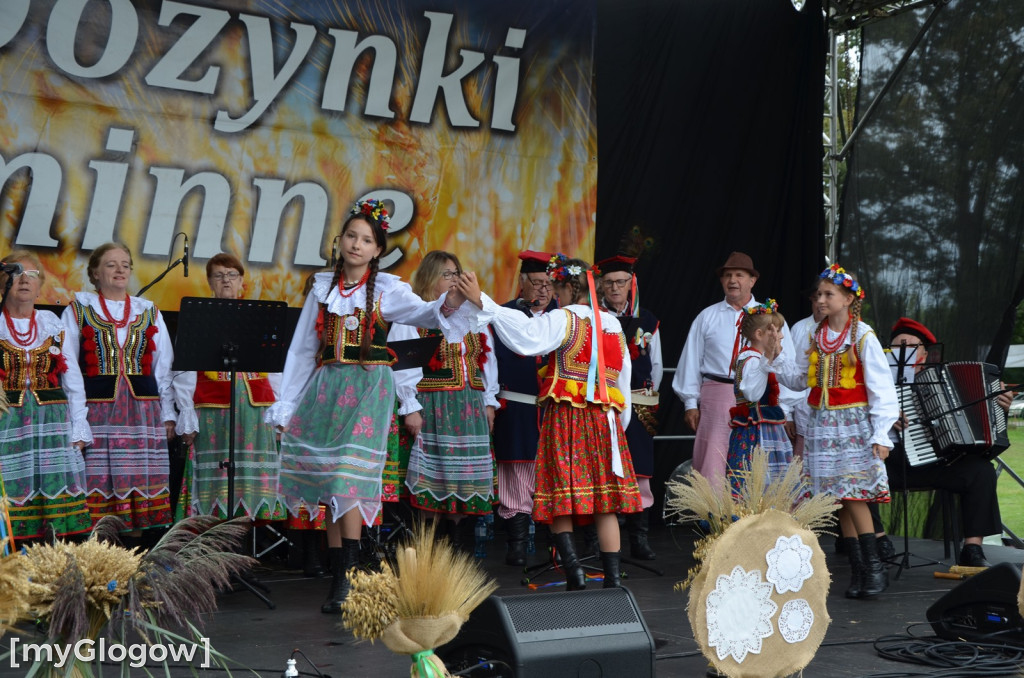 Gmina Jerzmanowa bawi  się na dożynkach w Potoczku