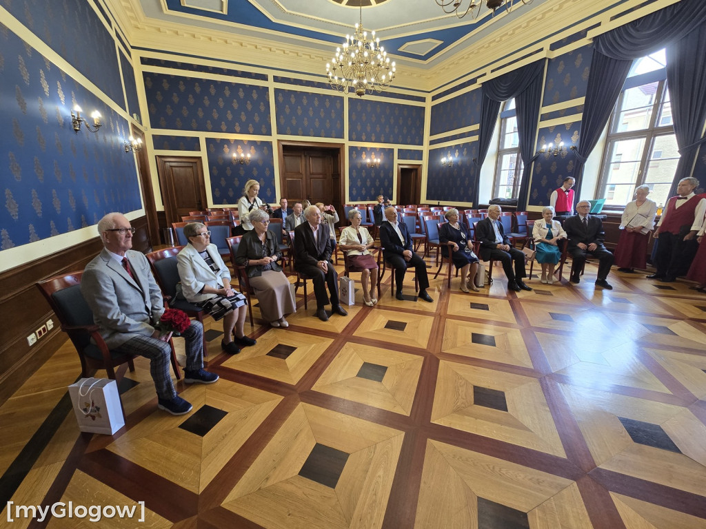 Złote Gody w ratuszu w Głogowie