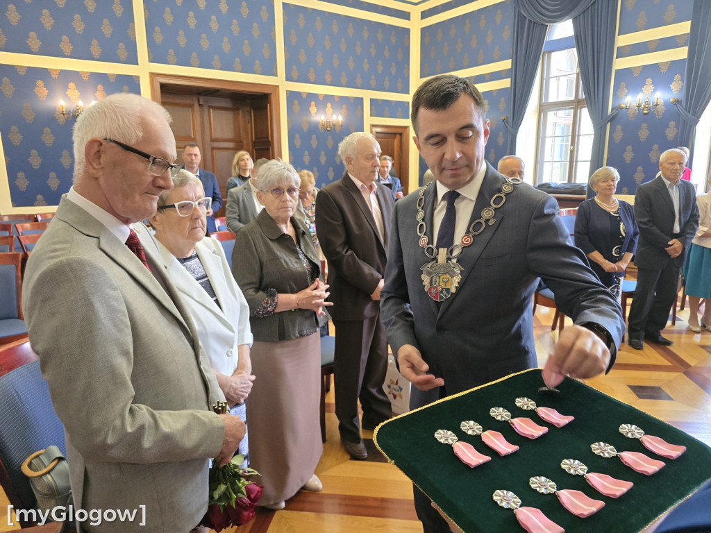 Złote Gody w ratuszu w Głogowie