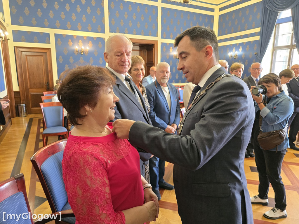 Złote Gody w ratuszu w Głogowie