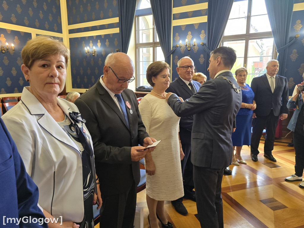Złote Gody w ratuszu w Głogowie