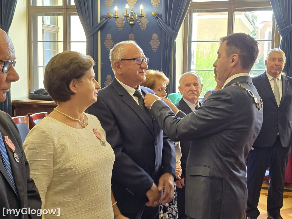 Złote Gody w ratuszu w Głogowie