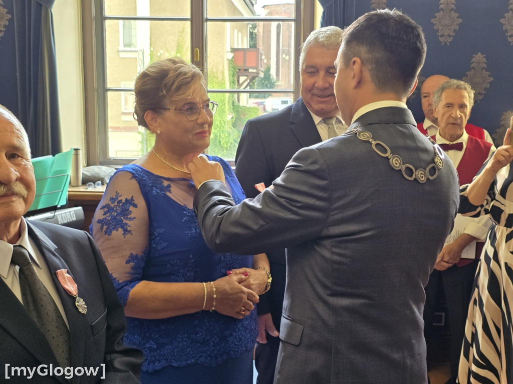 Złote Gody w ratuszu w Głogowie