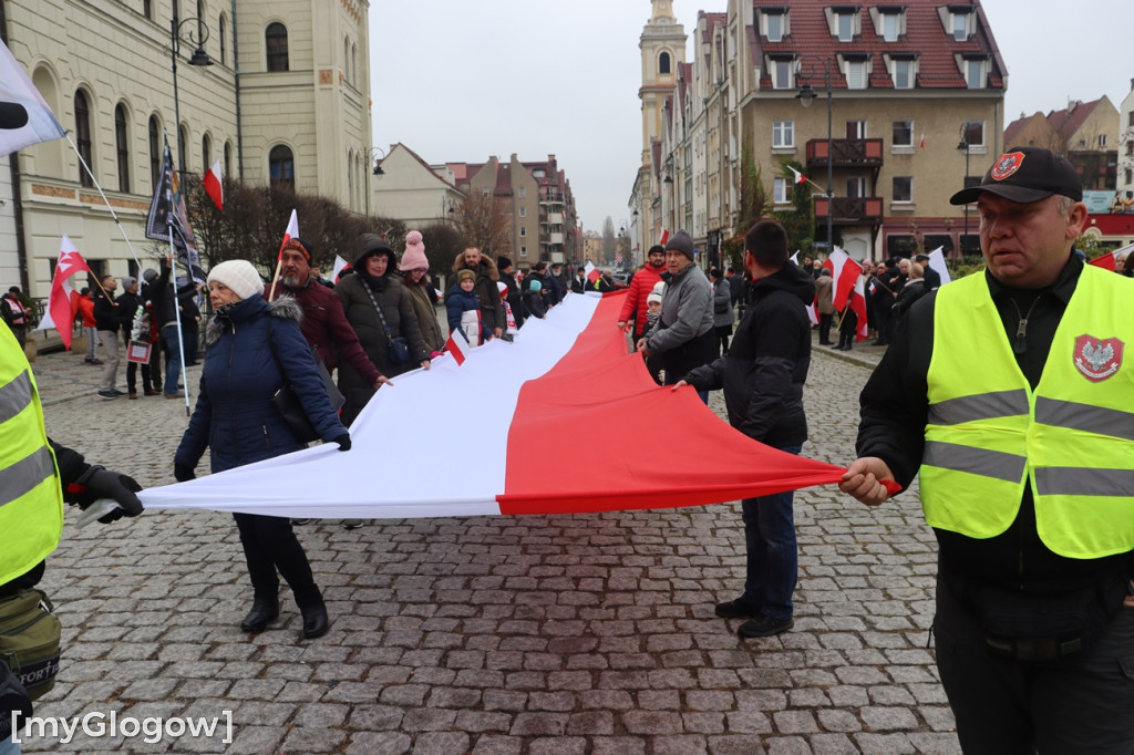 Marsz Niepodległości 2024 w Głogowie