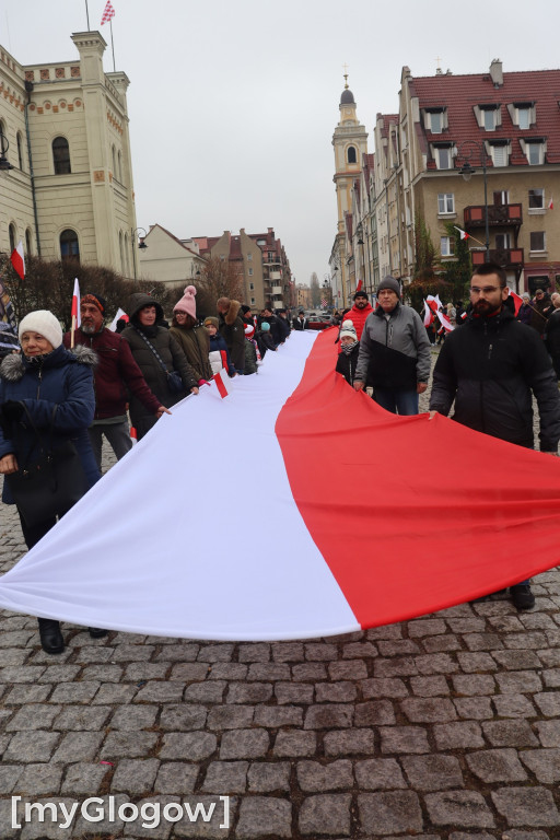 Marsz Niepodległości 2024 w Głogowie
