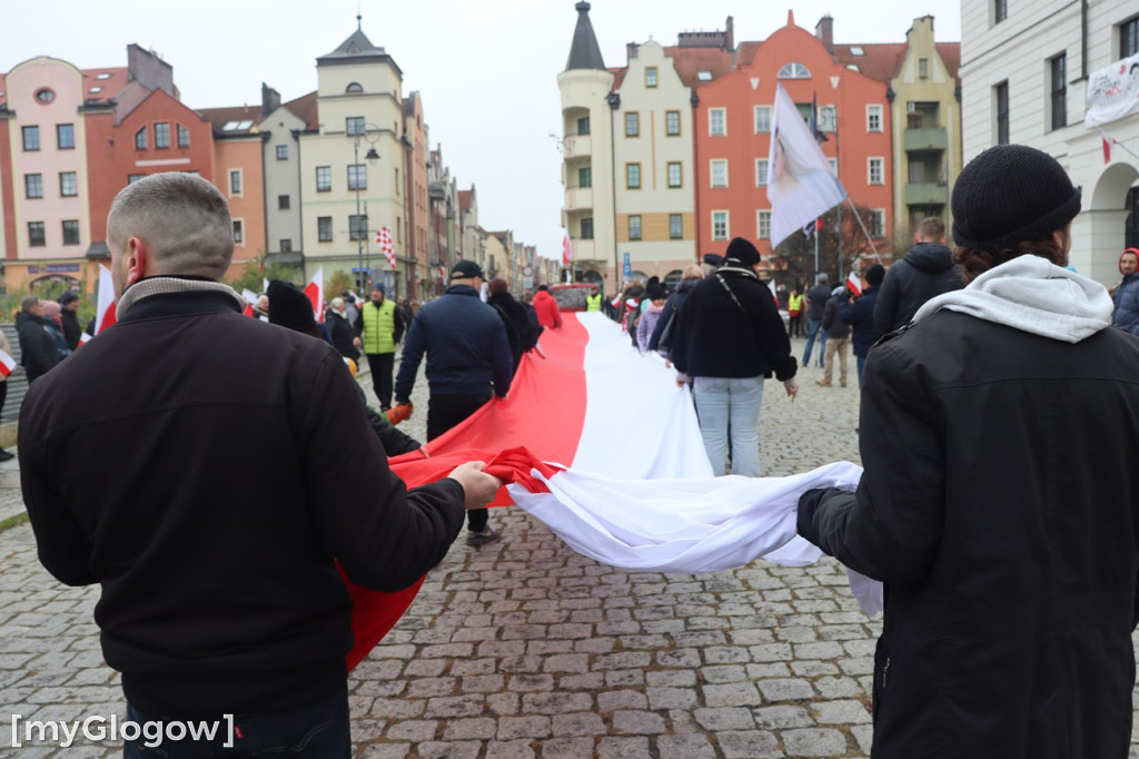 Marsz Niepodległości 2024 w Głogowie