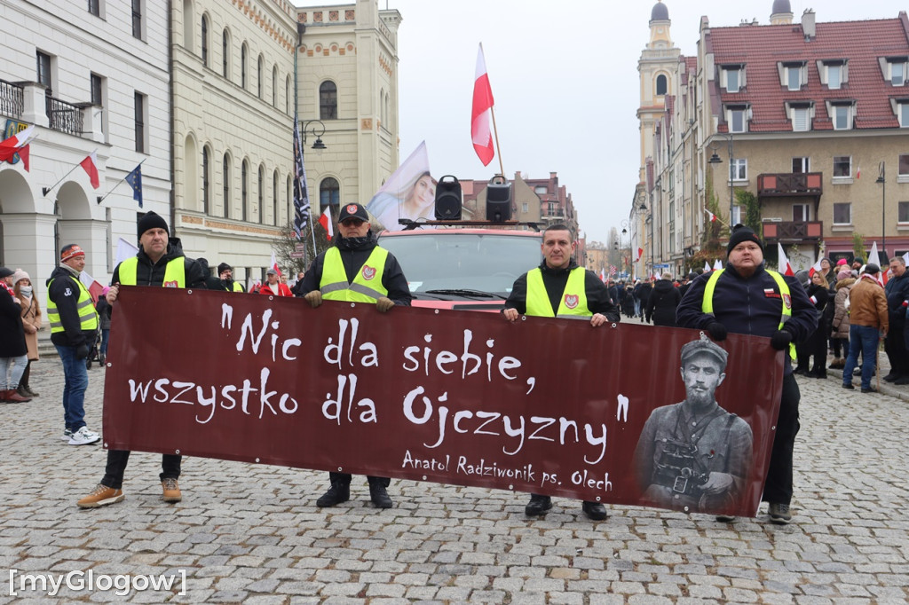 Marsz Niepodległości 2024 w Głogowie