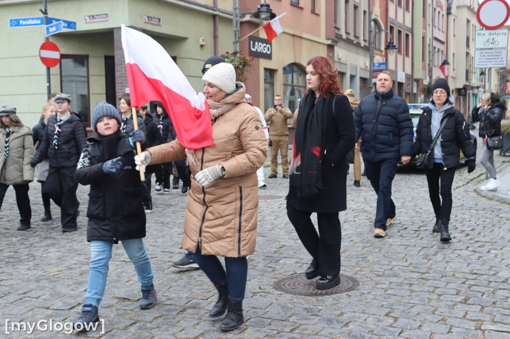Marsz Niepodległości 2024 w Głogowie