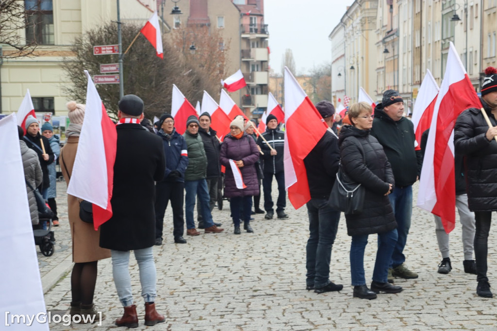 Marsz Niepodległości 2024 w Głogowie
