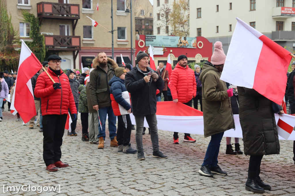 Marsz Niepodległości 2024 w Głogowie