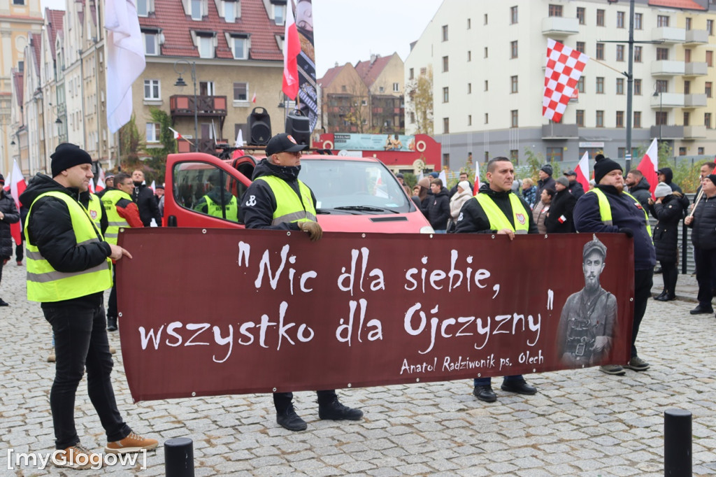 Marsz Niepodległości 2024 w Głogowie