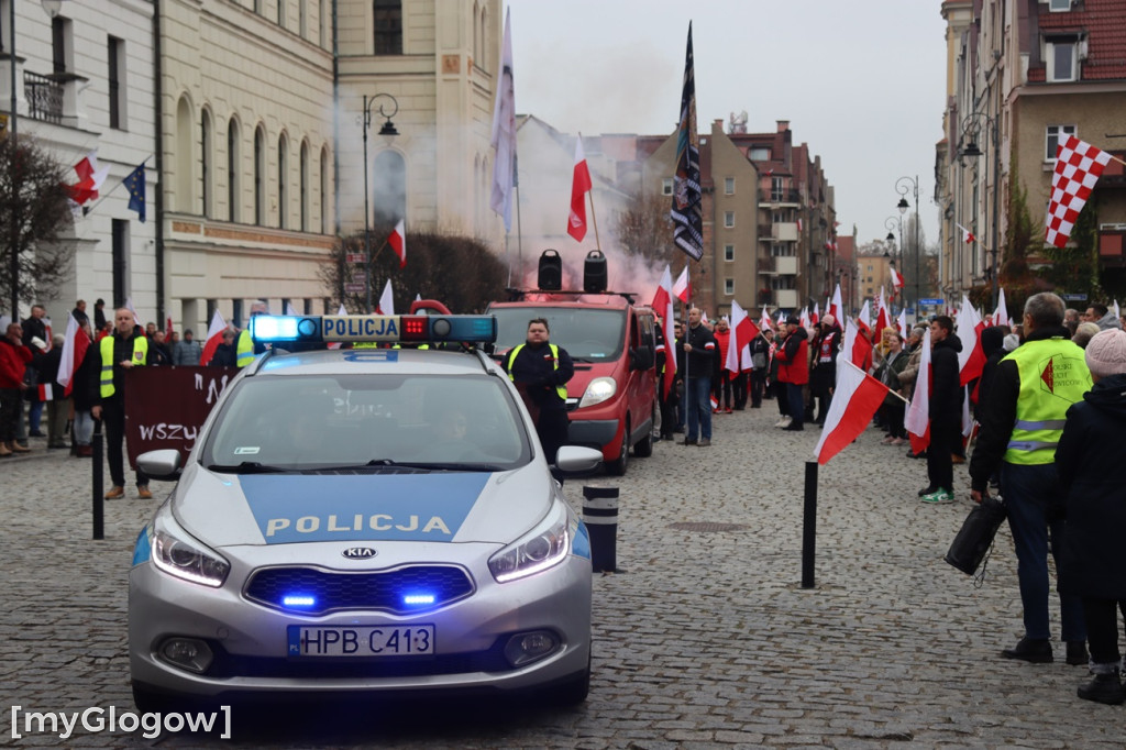 Marsz Niepodległości 2024 w Głogowie