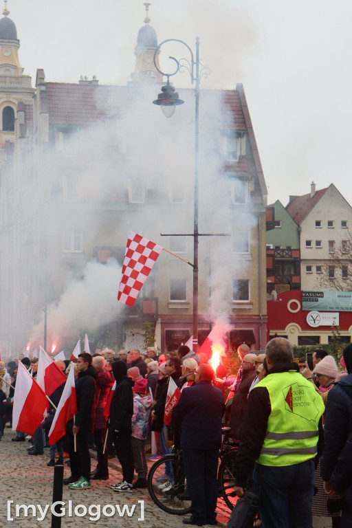 Marsz Niepodległości 2024 w Głogowie