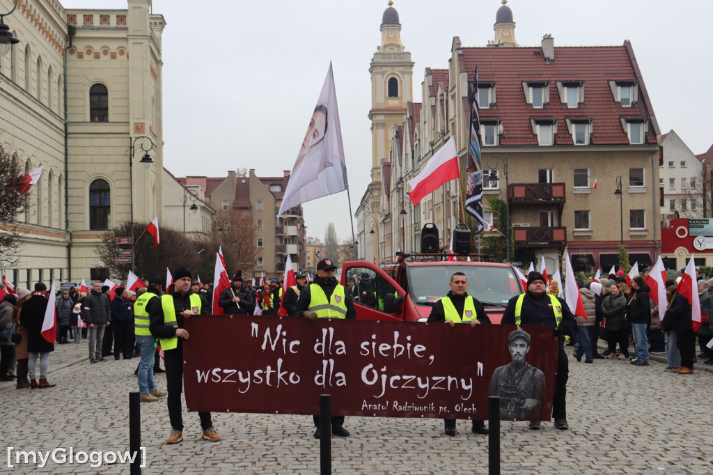 Marsz Niepodległości 2024 w Głogowie