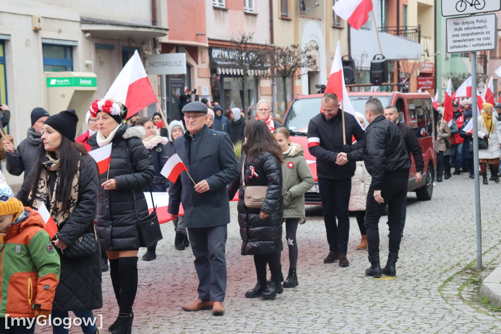 Marsz Niepodległości 2024 w Głogowie