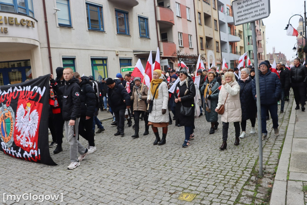 Marsz Niepodległości 2024 w Głogowie