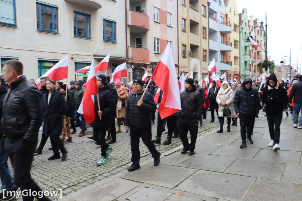 Marsz Niepodległości 2024 w Głogowie