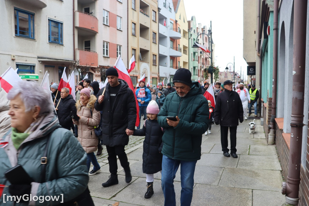 Marsz Niepodległości 2024 w Głogowie