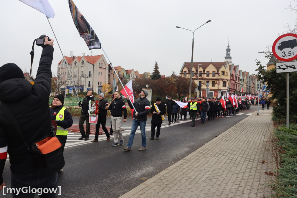 Marsz Niepodległości 2024 w Głogowie