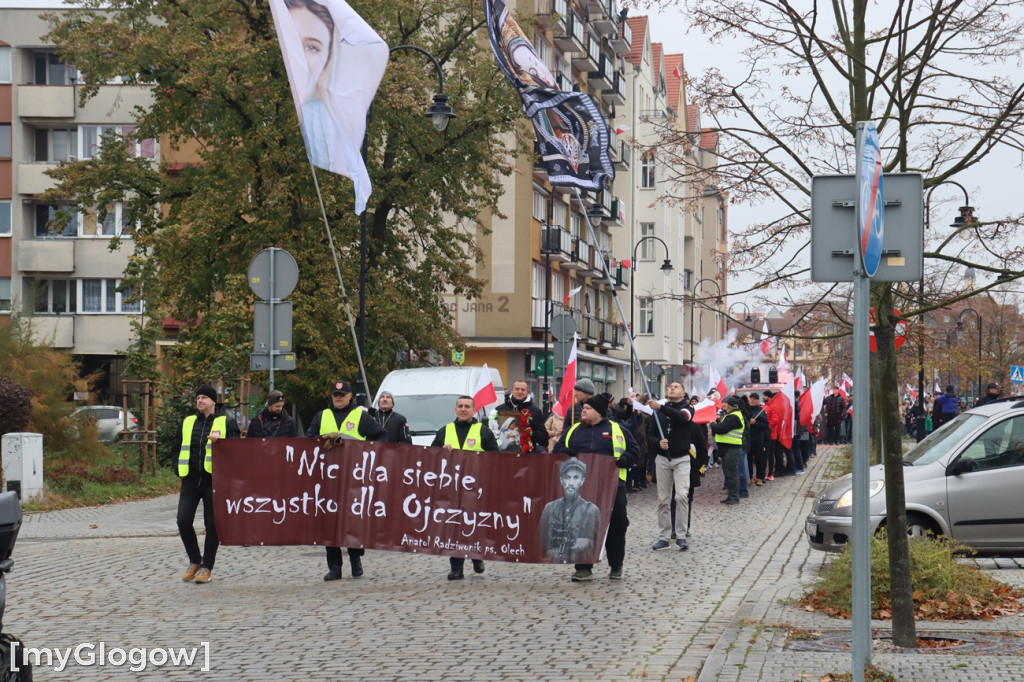 Marsz Niepodległości 2024 w Głogowie