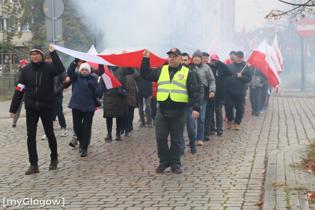 Marsz Niepodległości 2024 w Głogowie