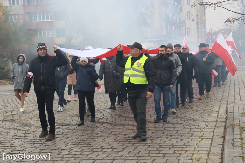 Marsz Niepodległości 2024 w Głogowie