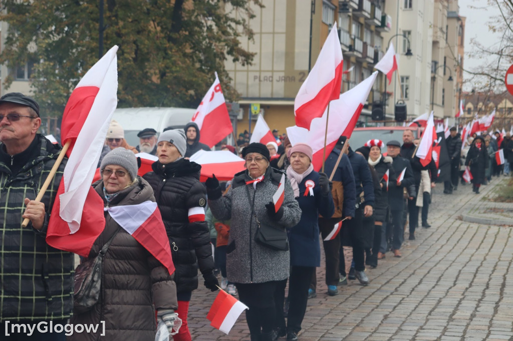 Marsz Niepodległości 2024 w Głogowie
