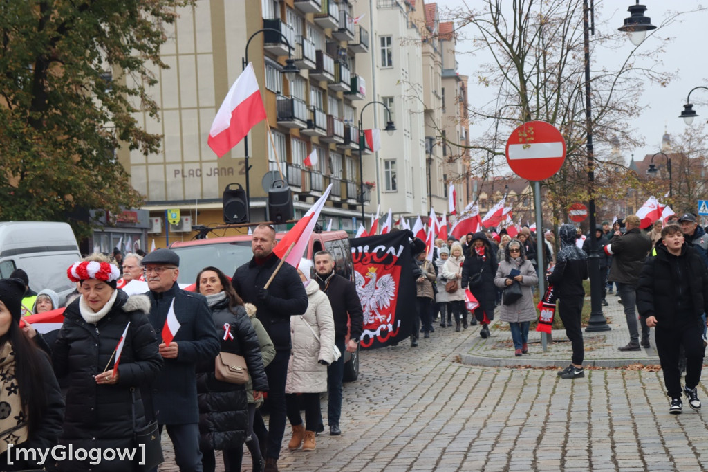 Marsz Niepodległości 2024 w Głogowie