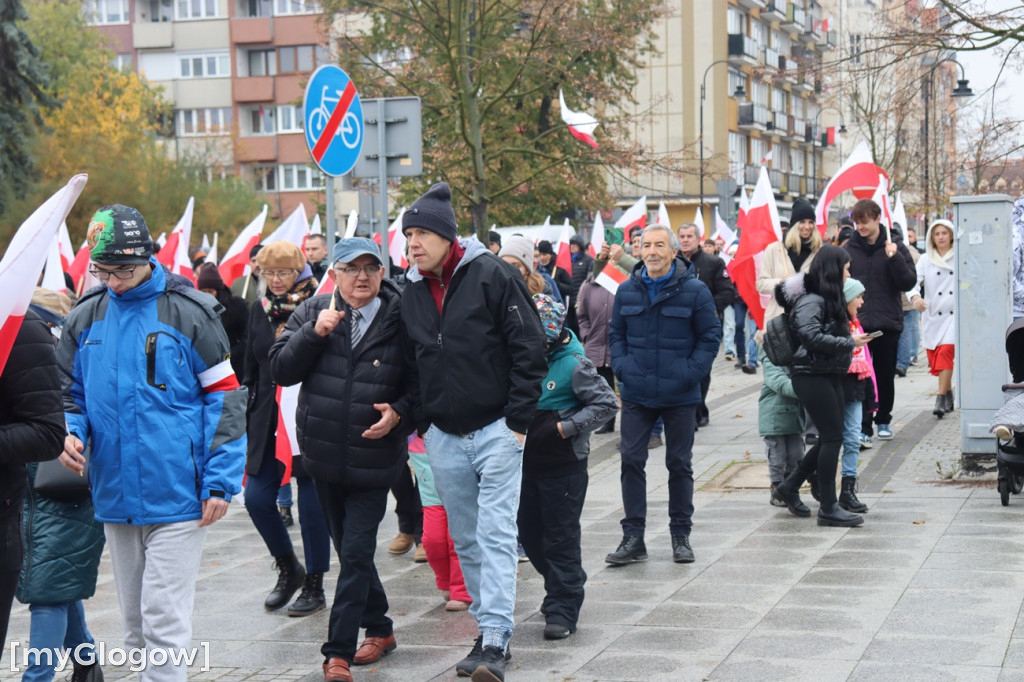 Marsz Niepodległości 2024 w Głogowie