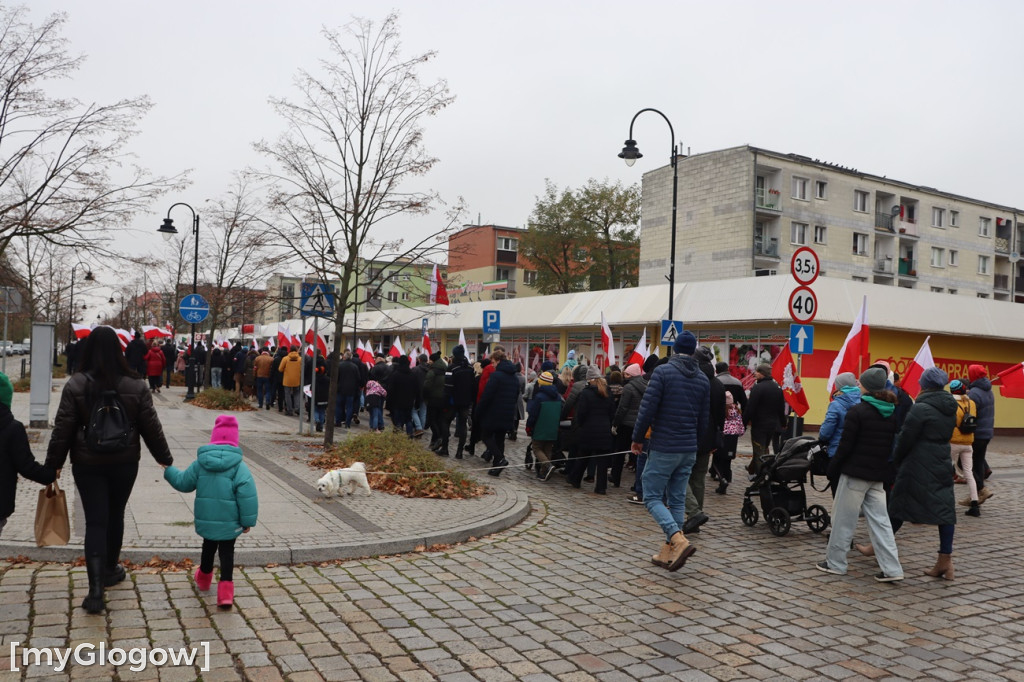 Marsz Niepodległości 2024 w Głogowie