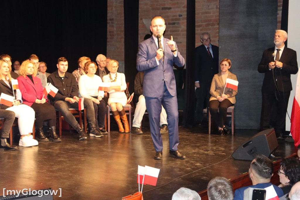 Karol Nawrocki w Głogowie