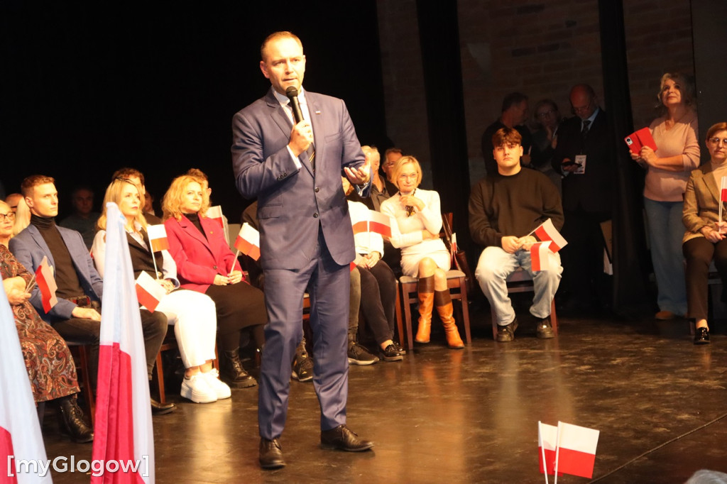 Karol Nawrocki w Głogowie