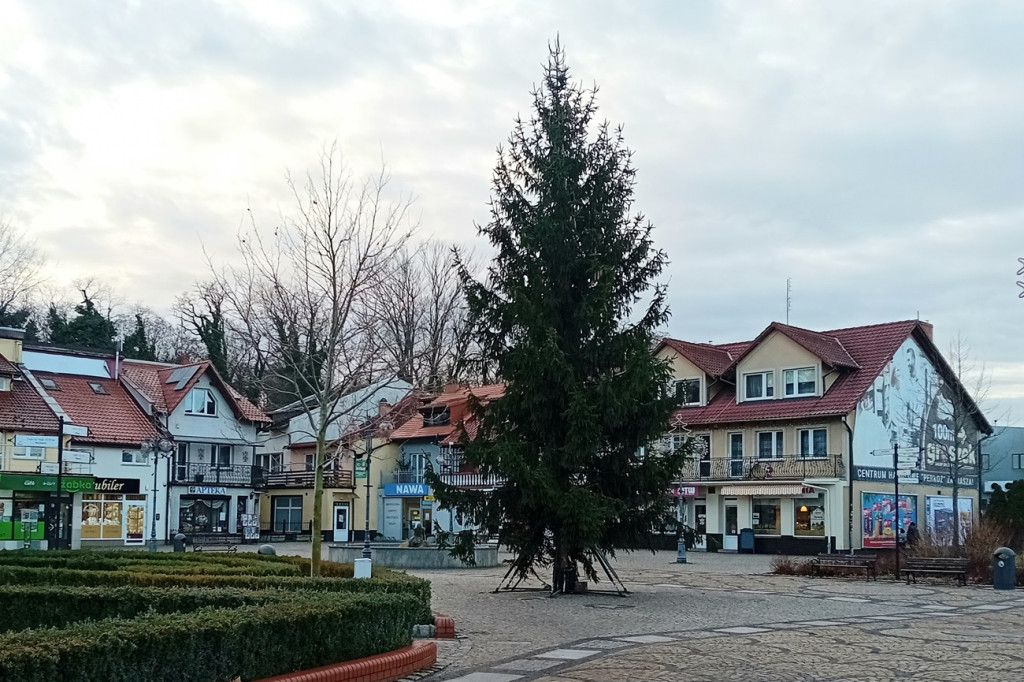 Ozdoby świąteczne w Sławie