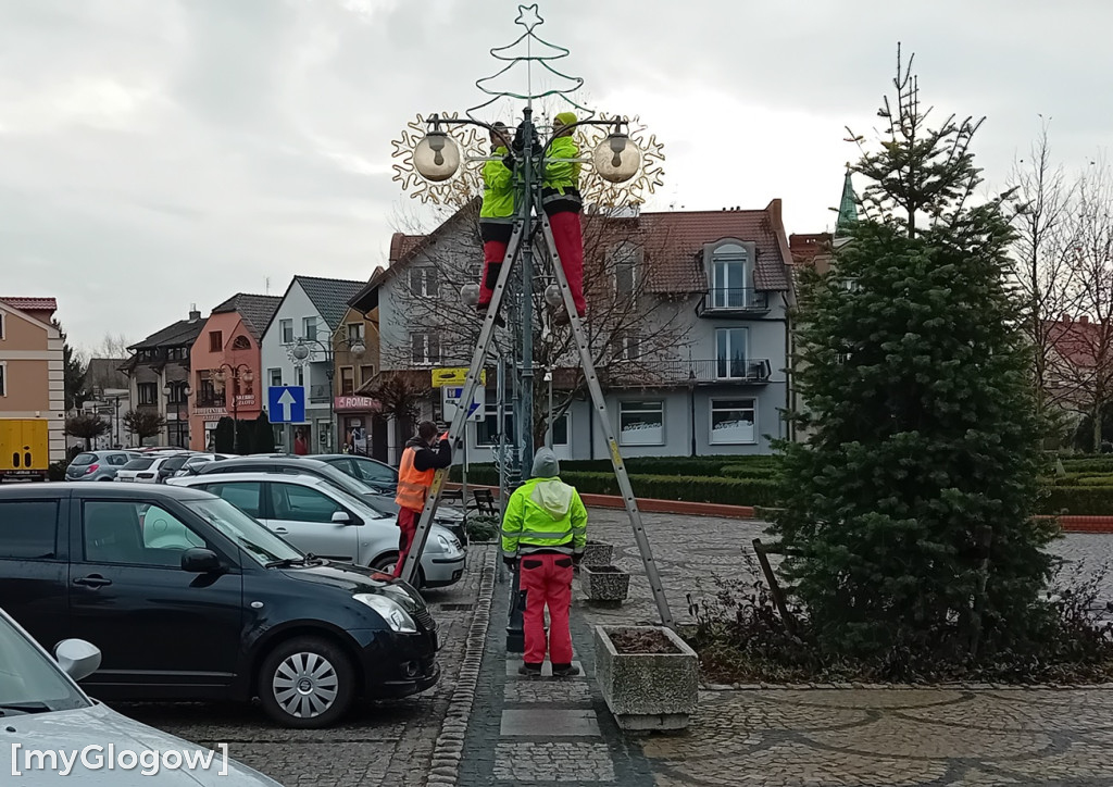 Ozdoby świąteczne w Sławie