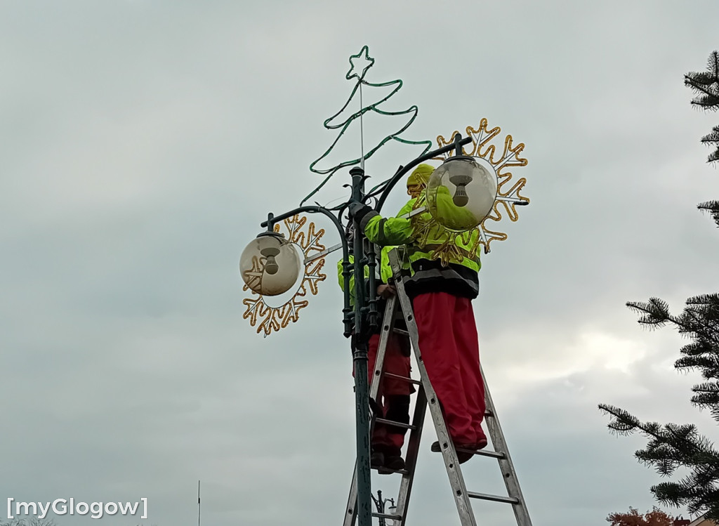 Ozdoby świąteczne w Sławie