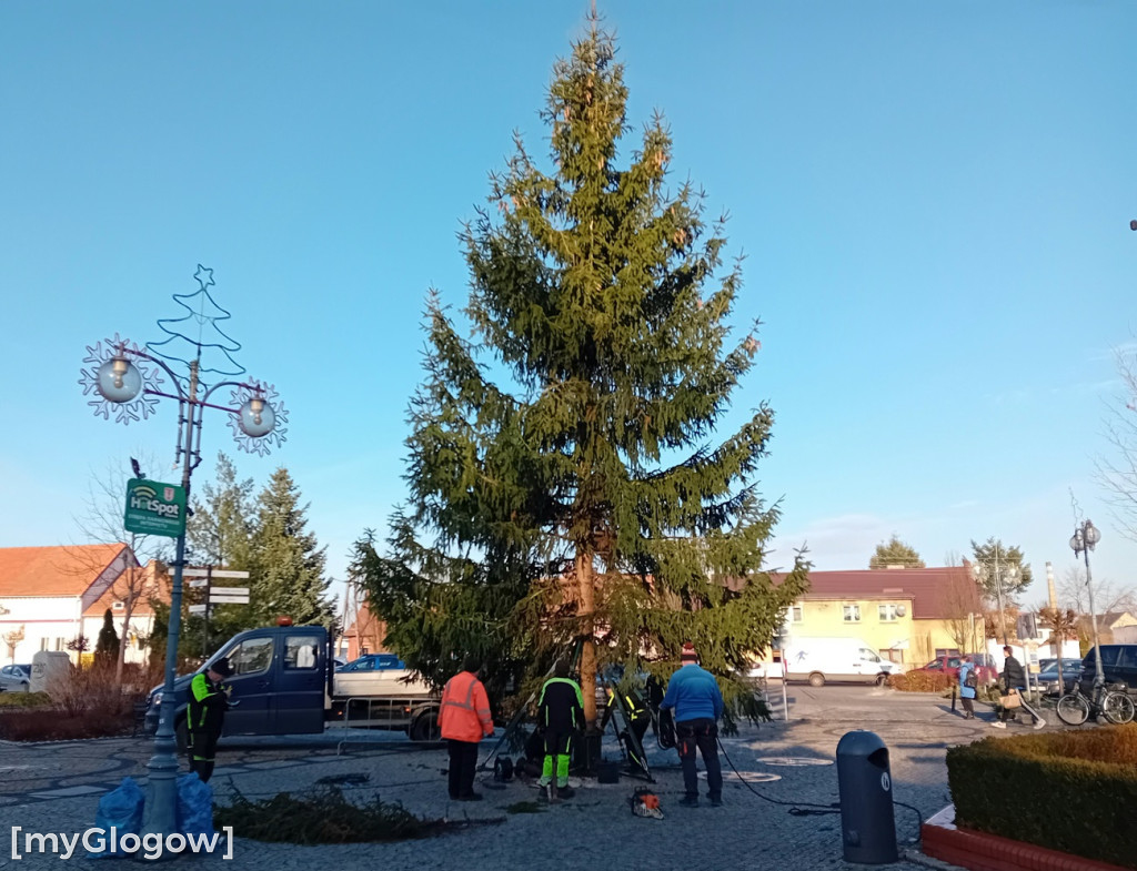 Ozdoby świąteczne w Sławie
