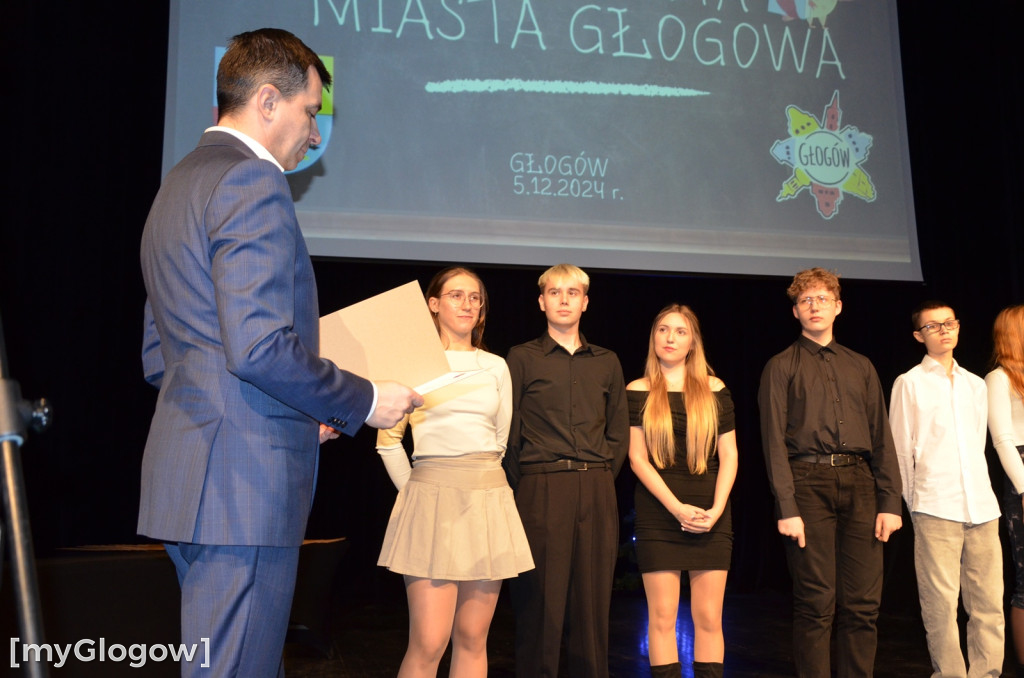 Gala stypendialna szkół średnich w Głogowie