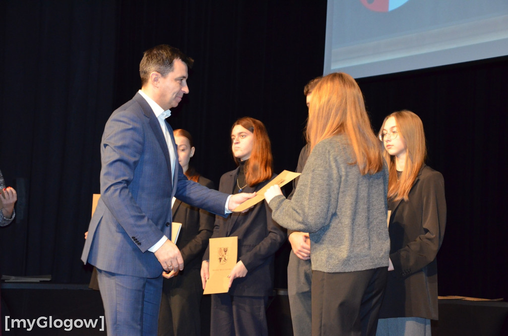 Gala stypendialna szkół średnich w Głogowie
