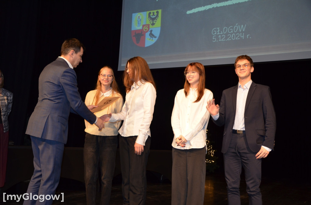 Gala stypendialna szkół średnich w Głogowie