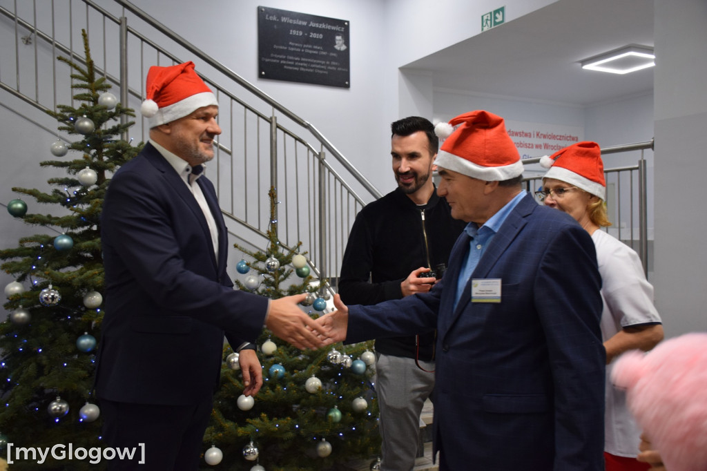 Mikołajki w Głogowskim Szpitalu Powiatowym