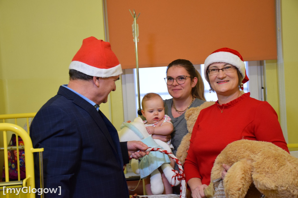 Mikołajki w Głogowskim Szpitalu Powiatowym