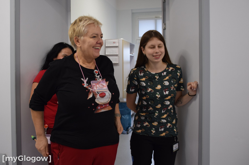 Mikołajki w Głogowskim Szpitalu Powiatowym