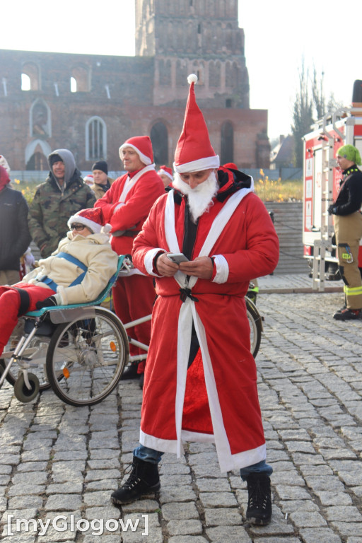 Mikołaje na rowerach