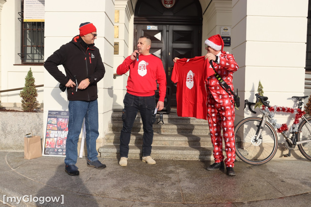 Mikołaje na rowerach