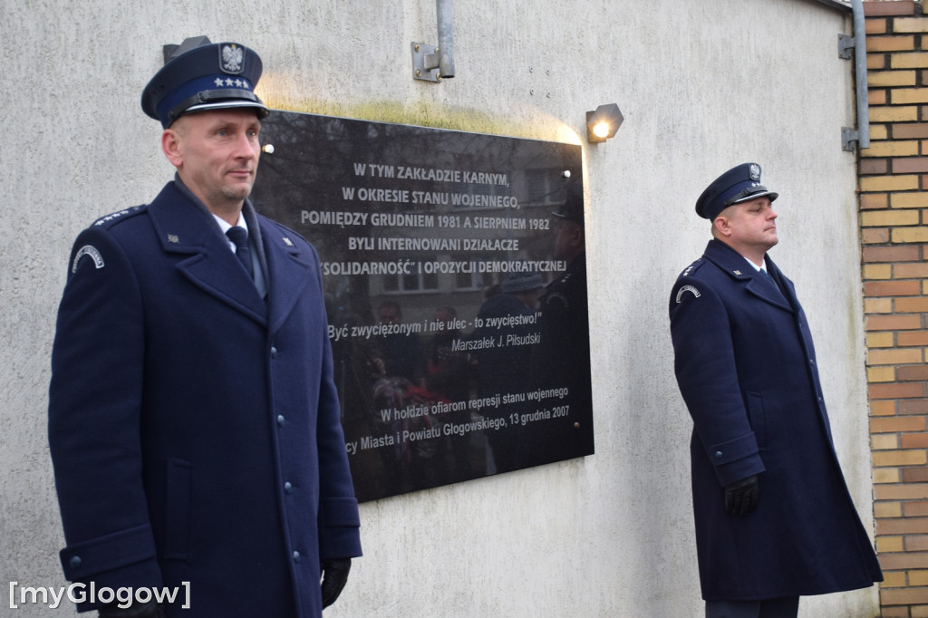 Rocznica 13 grudnia pod ZK w Głogowie