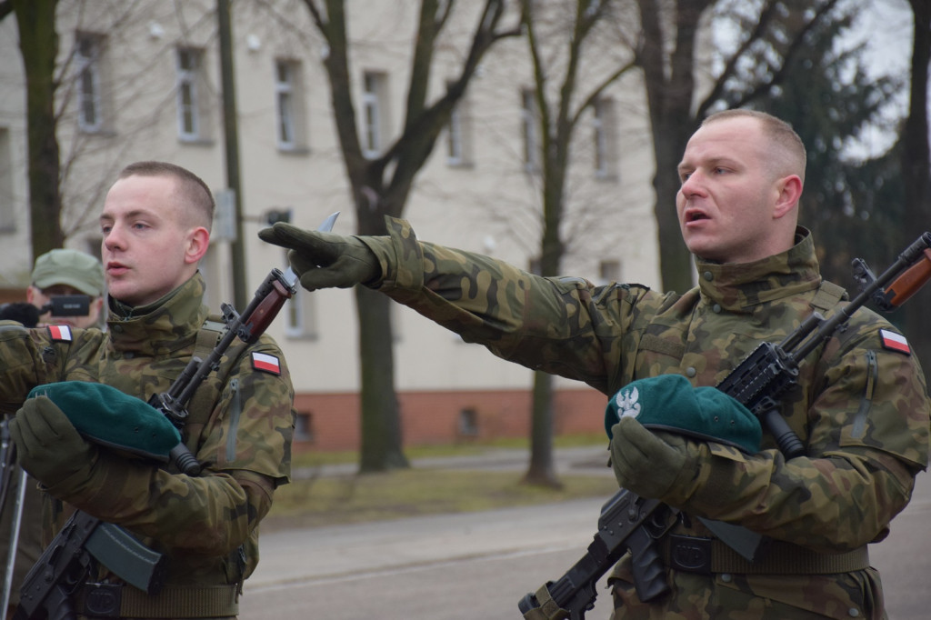 Przysięga wojskowa w Głogowie