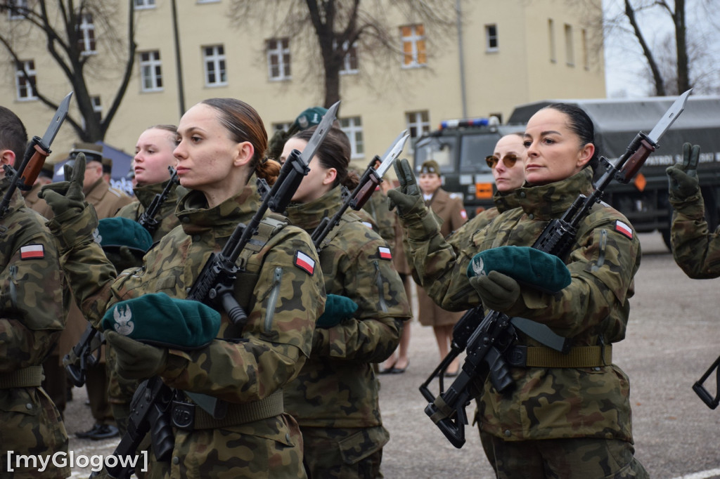 Przysięga wojskowa w Głogowie