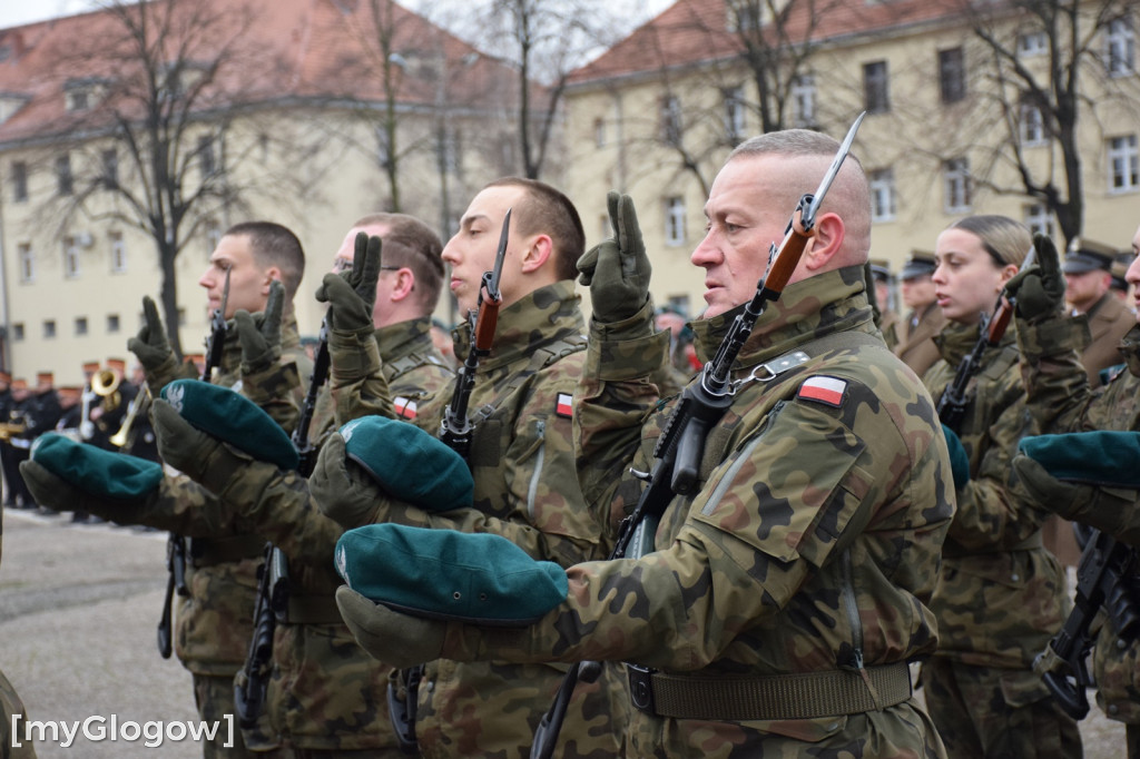 Przysięga wojskowa w Głogowie