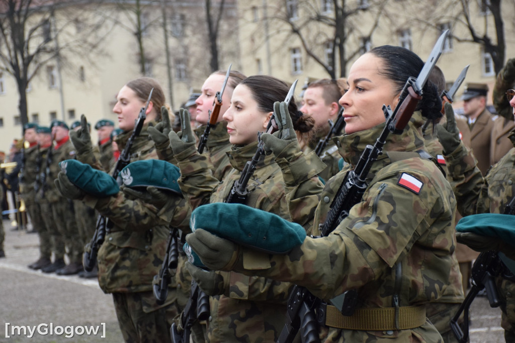 Przysięga wojskowa w Głogowie